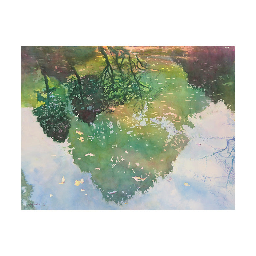 額付き No: 019「Nature 池Ⅰ」
