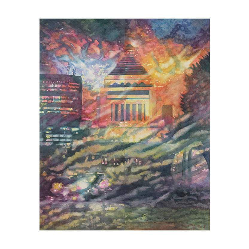 額付き No: 035「暗雲」